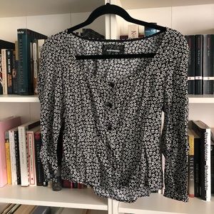 Reformation square neck top